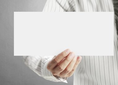 Beyaz işareti holding