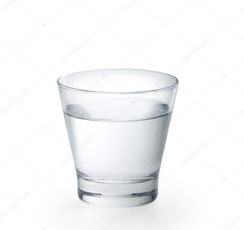 water glass isolated