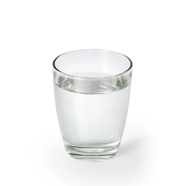 Verre d'eau isolé — Photo