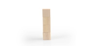 Doğal ağaçtan tahta bloklar yığın. Boş alan.