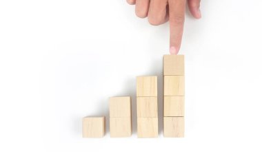 Çoklu ahşap çizelgeyi birleştirme işi bir elde basamakları engelliyor