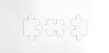 Yapboz bağlantıları İş çözümleri başarı ve strateji kavramı