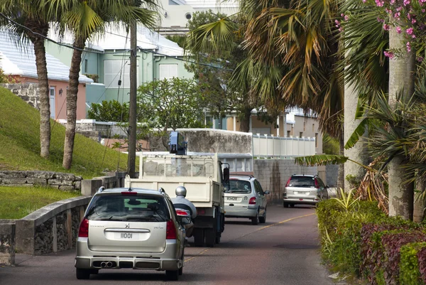 Şehir merkezinde Bermuda'da hamilton. — Stok fotoğraf