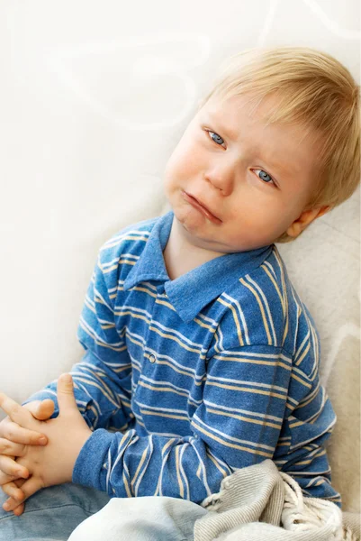 Retrato de uma criança chorando — Fotografia de Stock