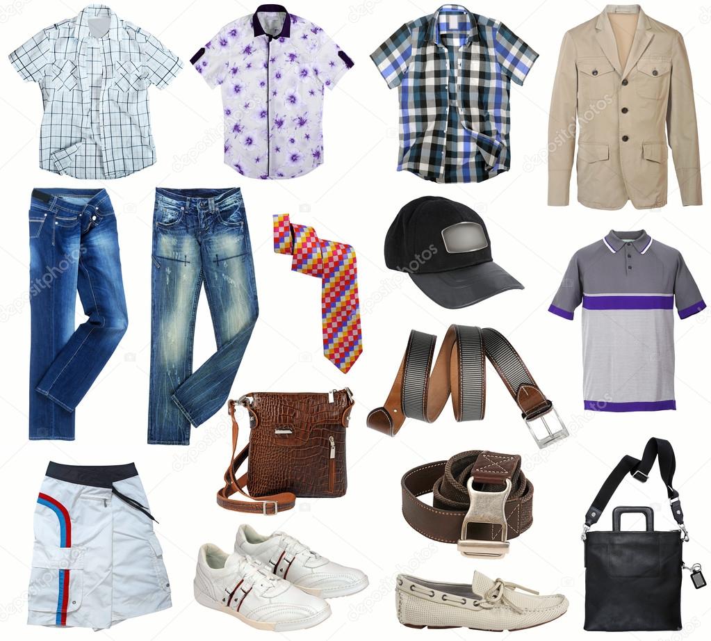 Male clothes collection