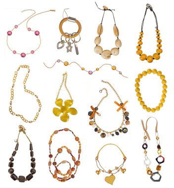Collection of gold necklaces