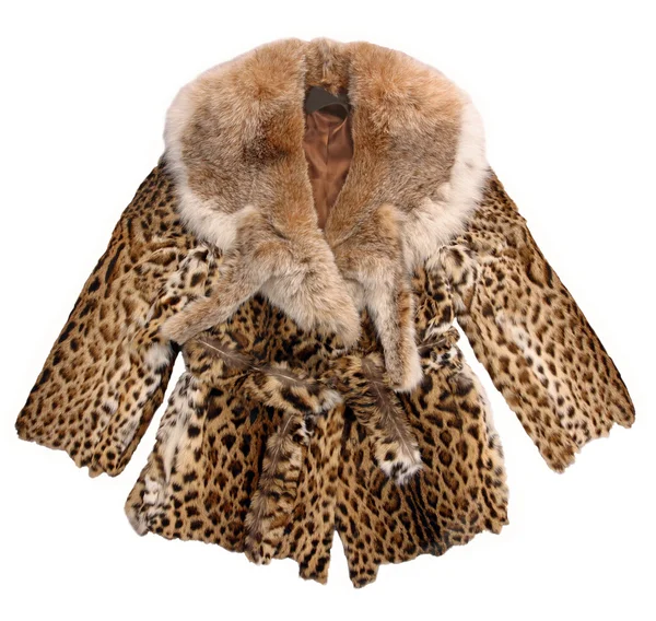 Fashion fur coat — Stock Photo, Image