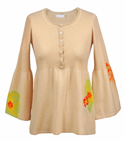 Blusa beige — Foto de Stock