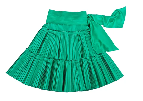 Зеленая юбка — стоковое фото