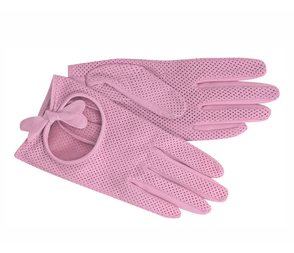 Růžové rukavice — Stock fotografie