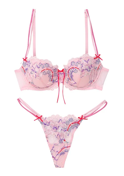 Pink bra and pantie — Stock Photo, Image
