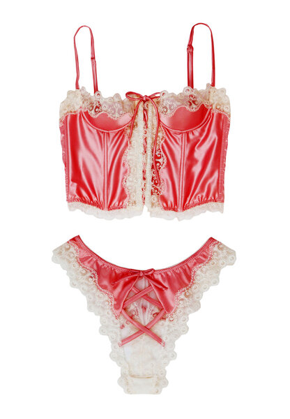 peignoir and panties