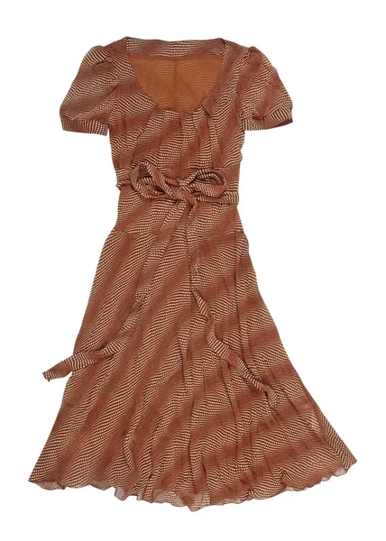 Kahverengi elbise — Stok fotoğraf