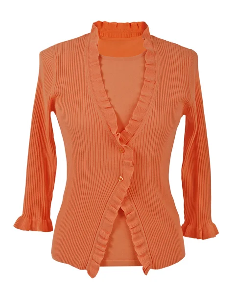 Oranje blouse — Stockfoto