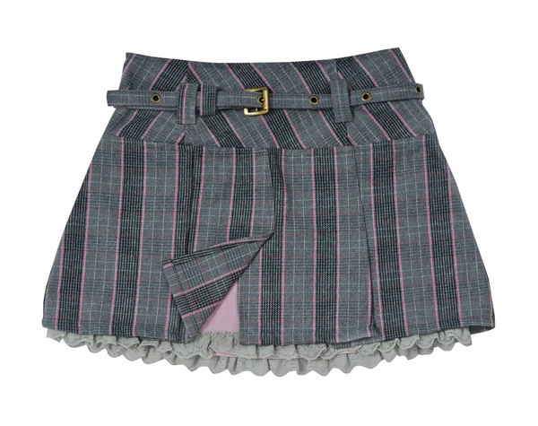 Mini-saia cinza — Fotografia de Stock