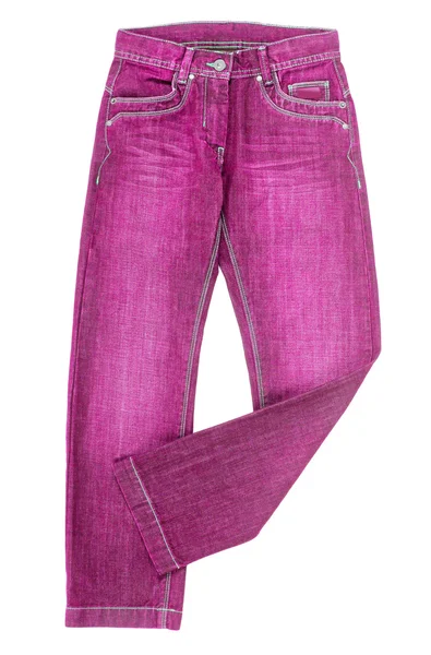 Rosa jeans — Stockfoto