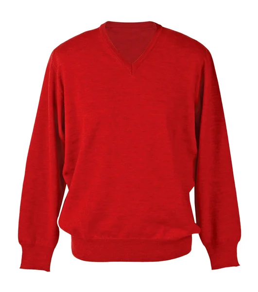 Czerwony sweter — Zdjęcie stockowe