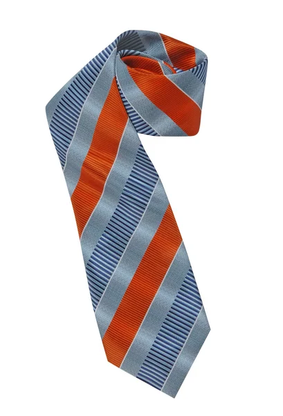 Blue striped tie — Stock Photo, Image