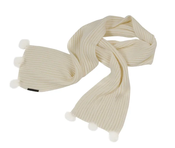 Белый шарф — стоковое фото