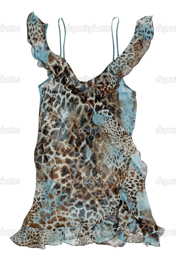 leopard peignoir
