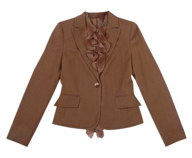 brown jacket clipart