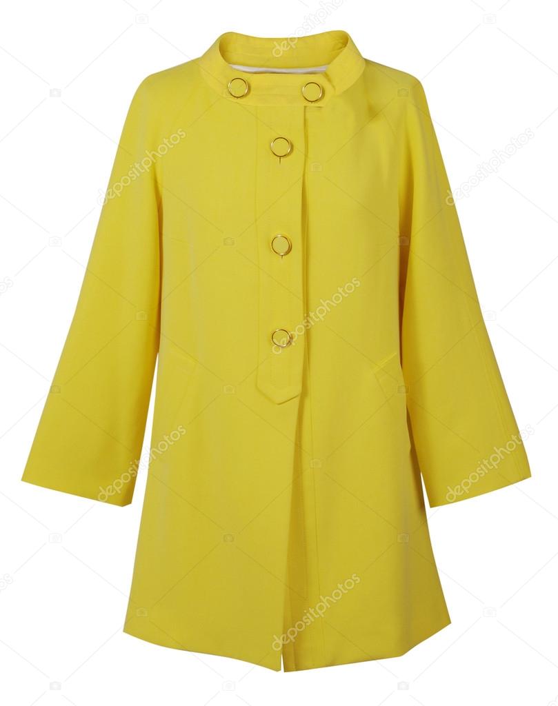 yellow coat