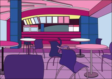 Modern café iç