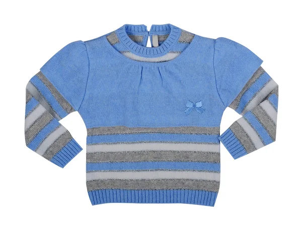 Blauwe sweater — Stockfoto