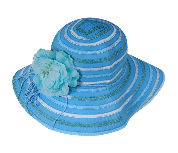 Blue striped hat — Stock Photo, Image