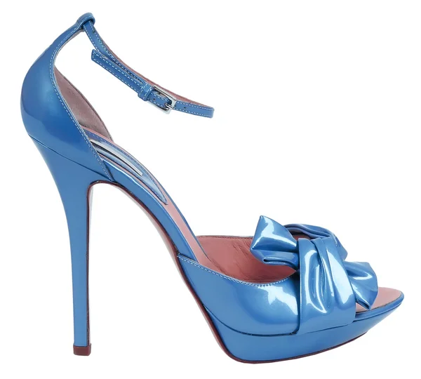 Blue shoe — Stock Photo, Image