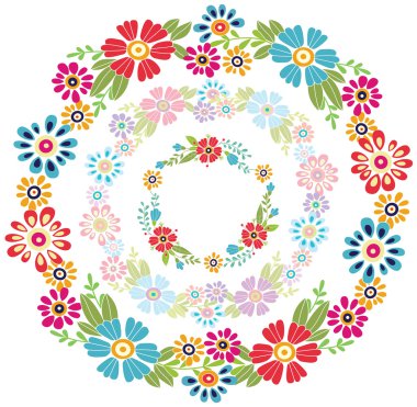 çiçek çerçeve. tatil için davetler için tasarlanmış