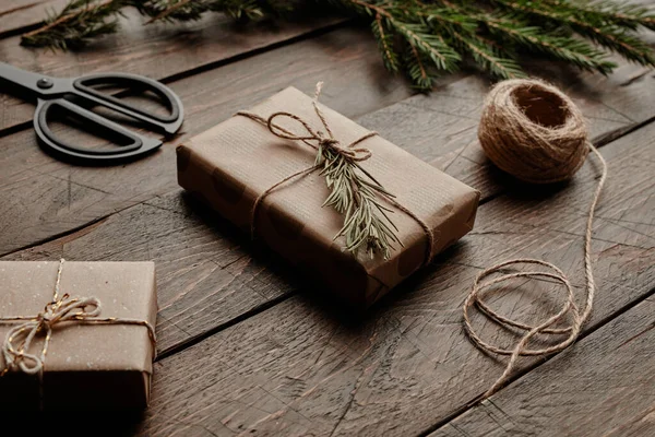 Navidad fondo madera — Foto de Stock