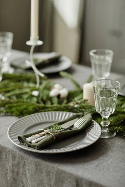 Vánoční jídelní stůl — Stock fotografie