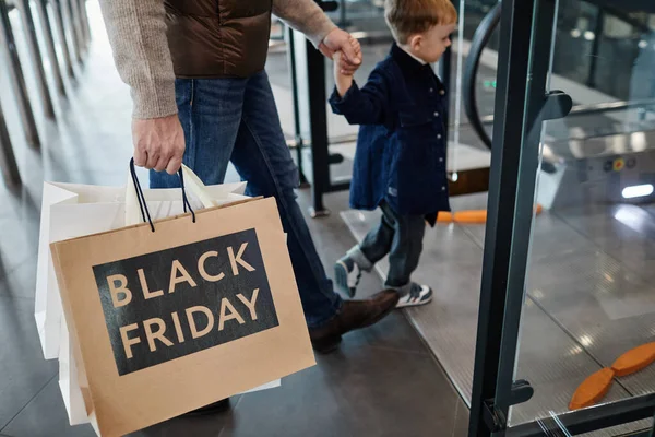 Pungi de cumpărături Black Friday — Fotografie, imagine de stoc