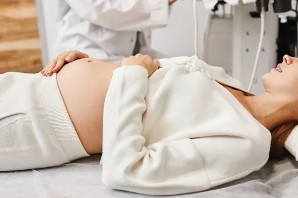 Těhotenství Ultrazvuk zavřít — Stock fotografie