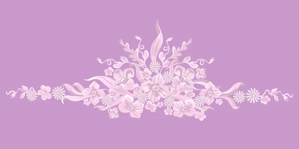 Florística ramo de flores — Vector de stock