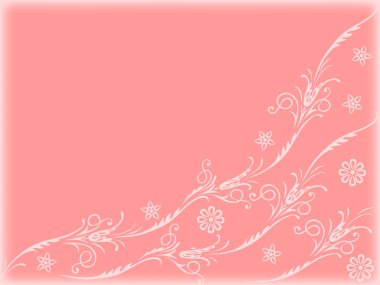 arka plan dekoratif çiçek ve bitki elemanları dönen