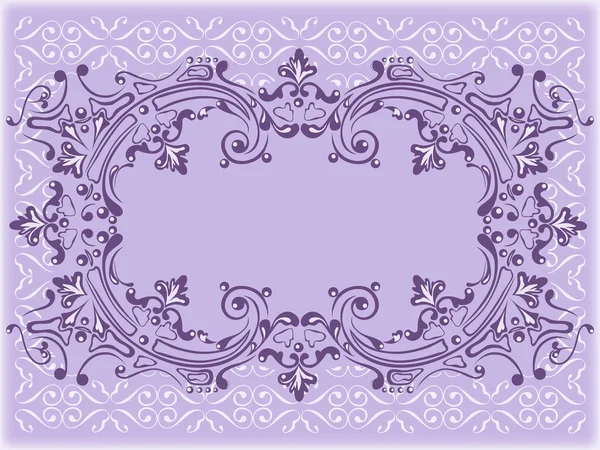 Fondo decorativo, marco, patrón de ornamento abstracto — Vector de stock