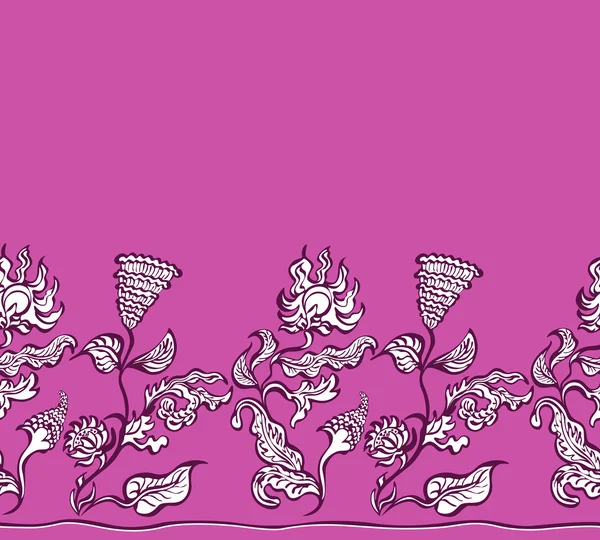 Flores de diseño y adornos florales — Vector de stock