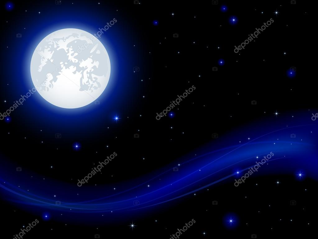 夜背景 — ストックベクター © losw #12238935