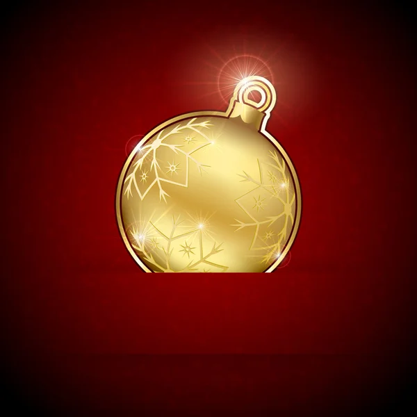 金色圣诞球 — 图库矢量图片