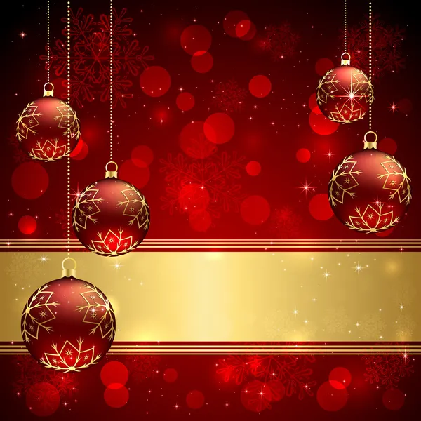 Kerstballen — Stockvector