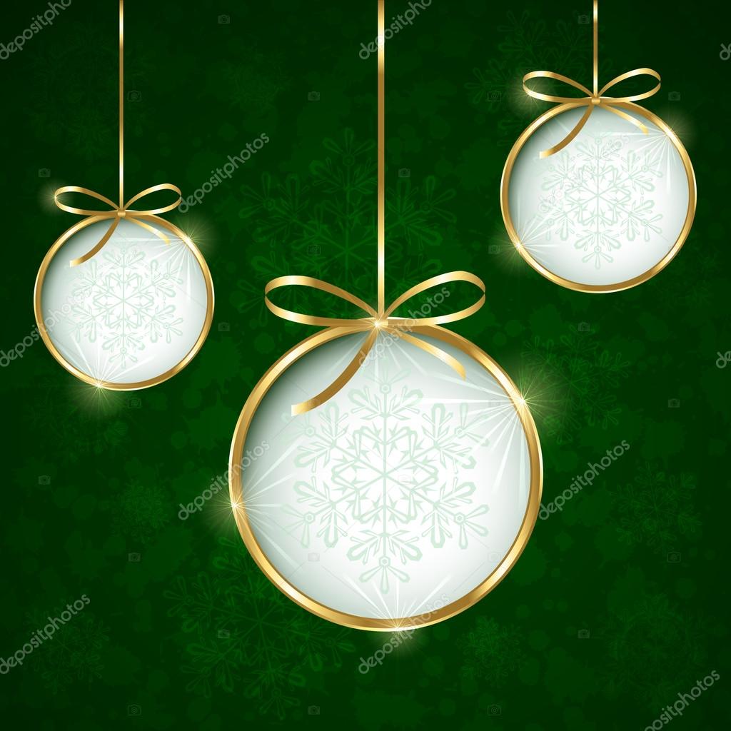 Green Christmas background