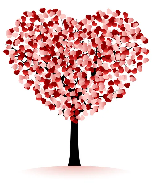 Καρδιές δέντρο — Διανυσματικό Αρχείο