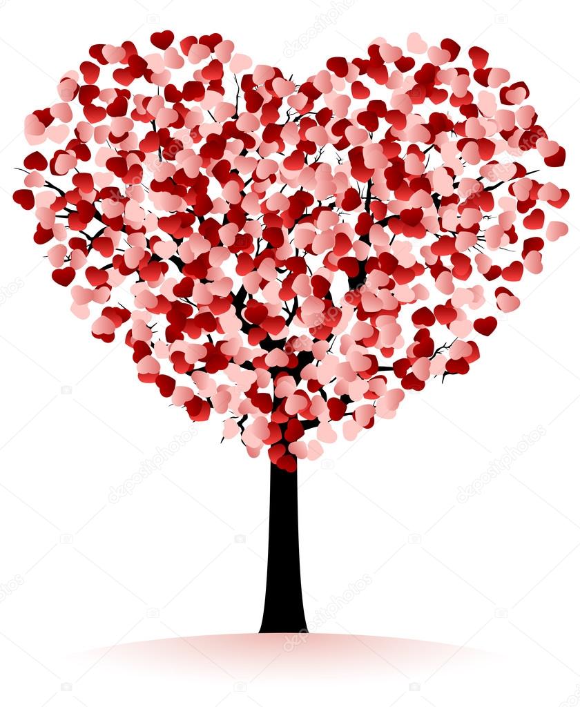 Hearts tree