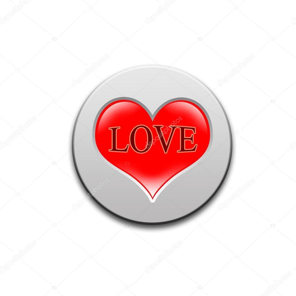 Button love amat — photo 15