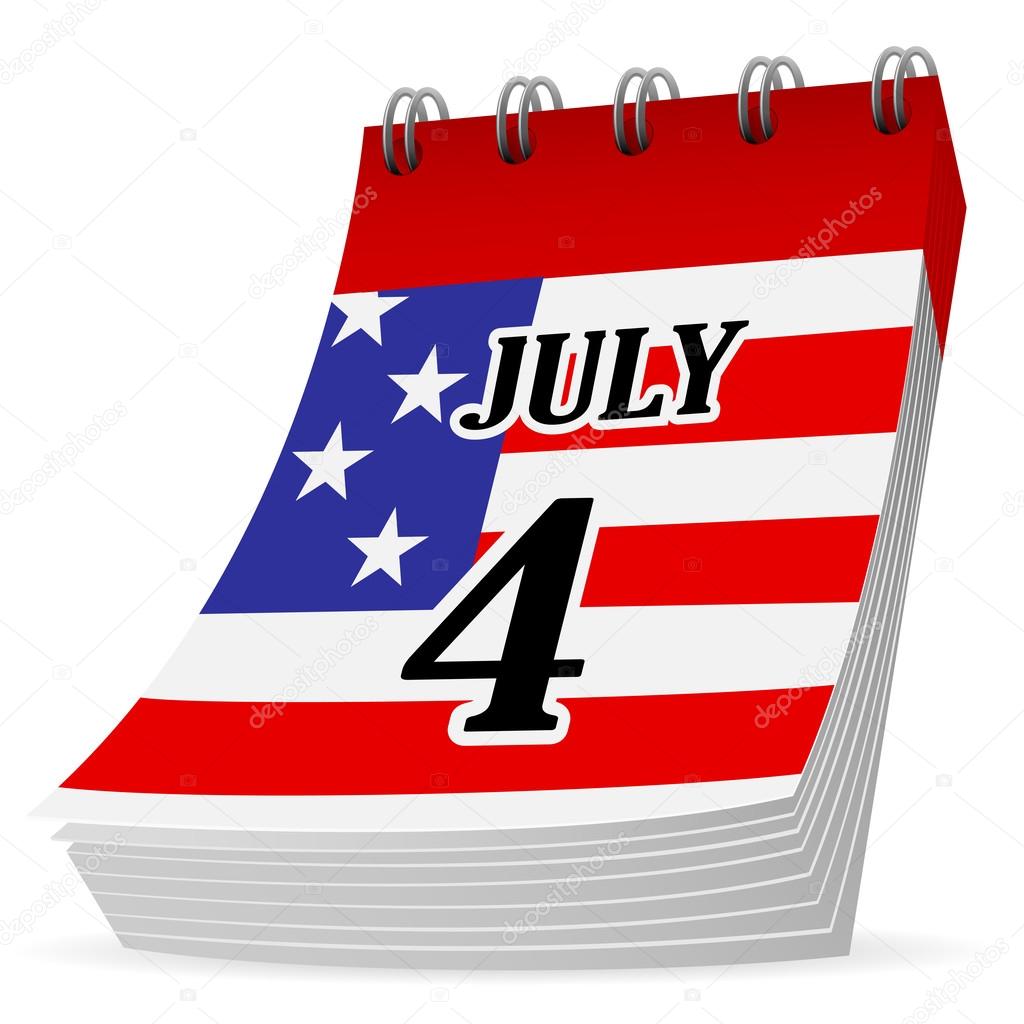 Calendar 4th july