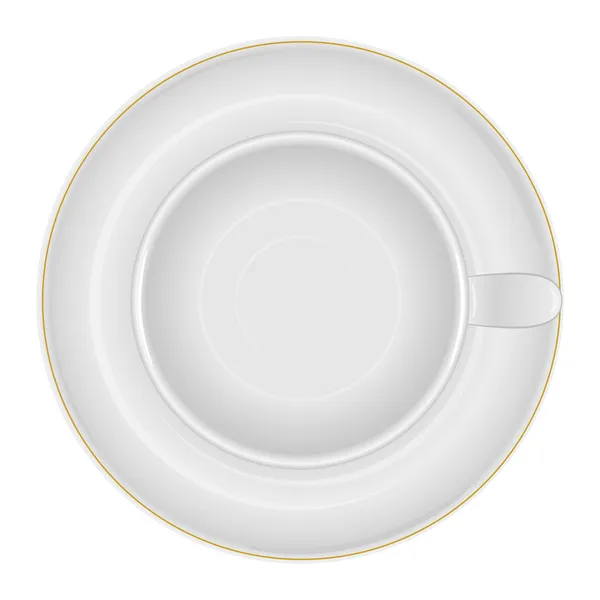 Tazza di caffè vuota — Vettoriale Stock