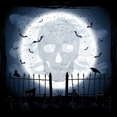 kafatası ile moon