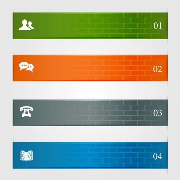 Infografías de ladrillo — Archivo Imágenes Vectoriales
